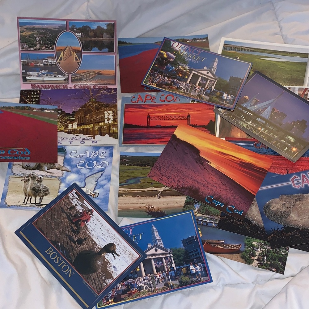 Colorful Cape Cod and Boston Postcard Collection